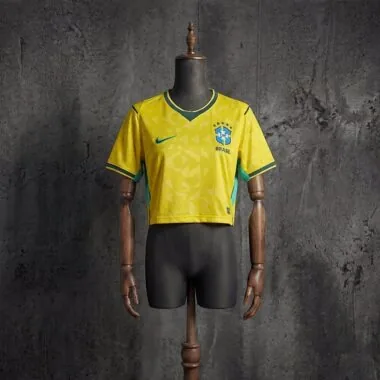 Brazil 2026 World Cup Home Crop Top (S-2XL)