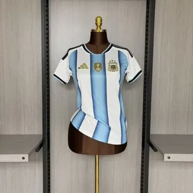 Damesvoetbalshirt Argentinië WK 2026, maten S-2XL
