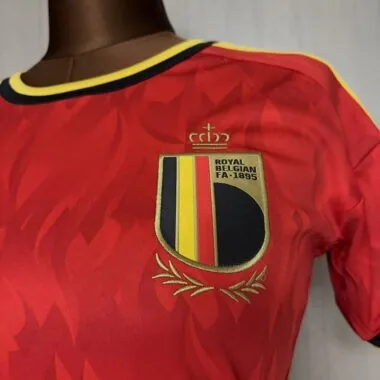 Womens Belgium 2025-26 Home Jersey (S-2XL)