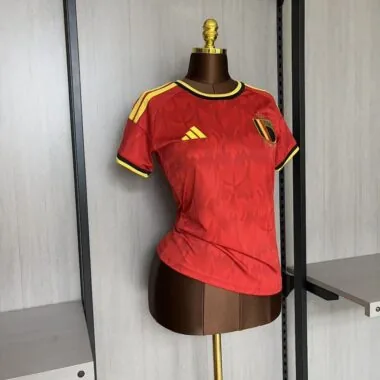 Womens Belgium 2025-26 Home Jersey (S-2XL)
