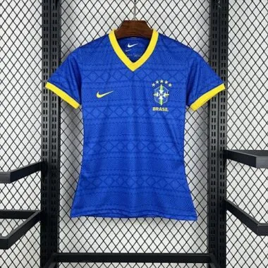 Damesvoetbalshirt 'Woman Brazil 2026 World Cup Blue Special', maat S-2XL