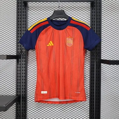 Woman Spain 2026 World Cup Home Player Version soccer jersey size S-2XL