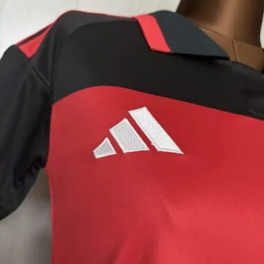 Women#039;s Crop Top 2025/26 Flamengo Home Jersey S-2XL