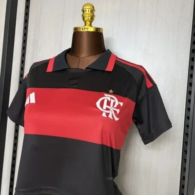 Women#039;s Crop Top 2025/26 Flamengo Home Jersey S-2XL