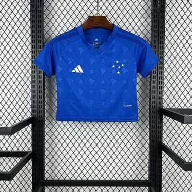Womens Cruzeiro Crop Top 2026/27 Home Jersey