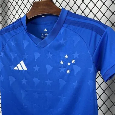 Womens Cruzeiro Crop Top 2026/27 Home Jersey