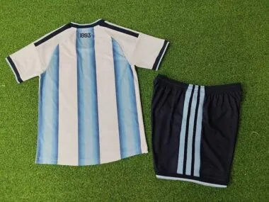 Argentina 2026 World Cup Home Player Version Kid kit (Size 16-28)