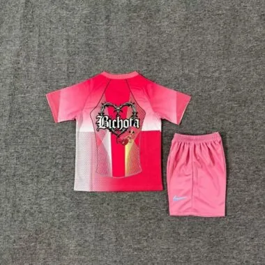 Barcelona 2025/26 Pink And Red KAROL G VERSION kid kit (Size 16-28)