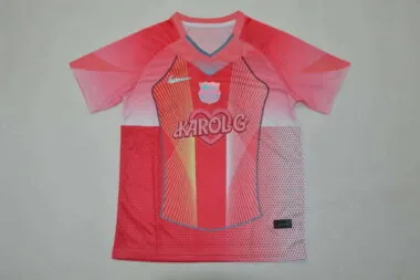 Barcelona 2025/26 Pink And Red KAROL G VERSION kid kit (Size 16-28)