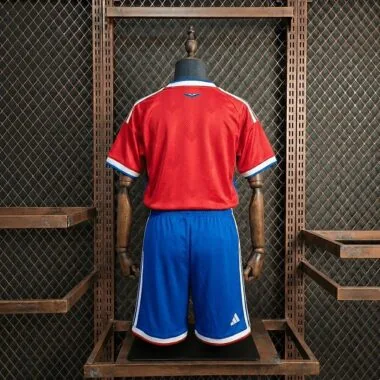 Chile 2026 World Cup home kids Jersey (Size 16-28)
