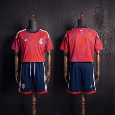 Costa Rica 2026 World Cup Home Kid kit size 16-28