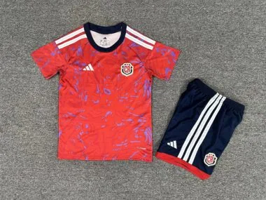 Costa Rica 2026 World Cup Home Kid kit (Size 16-28)