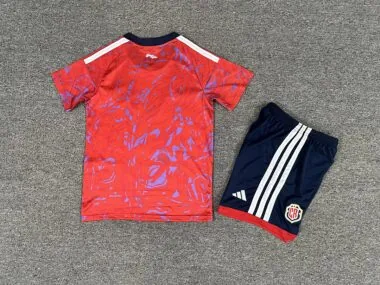 Costa Rica 2026 World Cup Home Kid kit (Size 16-28)