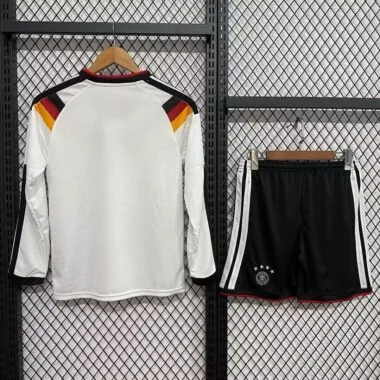 Germany 2025/26 Home Long Sleeve Kids Kit (Size 16-28)