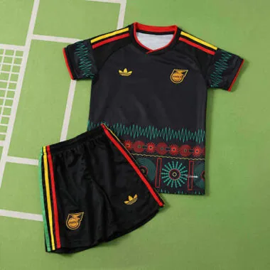 Jamaica 2026 World Cup Away Kids Kit Jersey Size 16-28