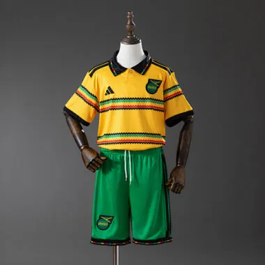 Jamaica 2026 World Cup Home Kids Kit Jersey Size 16-28