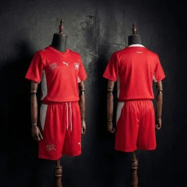 Camiseta de fútbol de local «Kid Kit Switzerland 2026» (tallas 16-28)