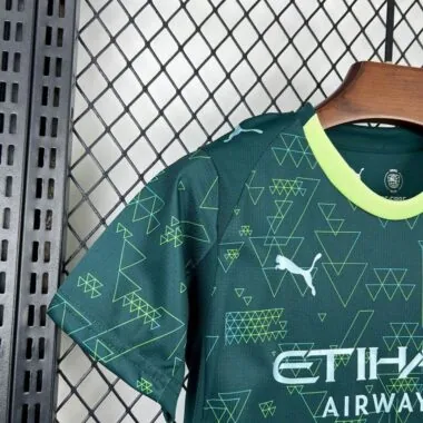 Manchester city 2025/26 Fourth Away Kids Kit (Size 16-28)