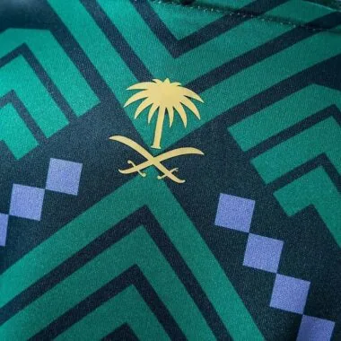 Equipamento infantil da Arábia Saudita para a Copa do Mundo de 2026, tamanho 16-28