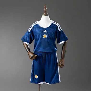 Camisa da seleção da Escócia para o Mundial de 2026 (equipa da casa), tamanho 16-28