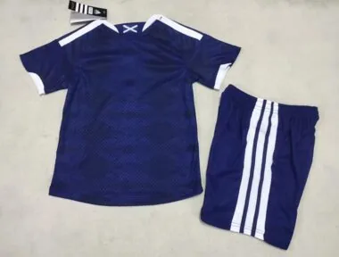 Scotland 2026 World Cup home Player Version Kid Kit jersey (Size 16-28)