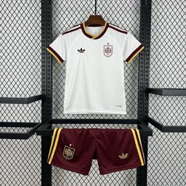 Spain 2026 World Cup Away kids Soccer jersey