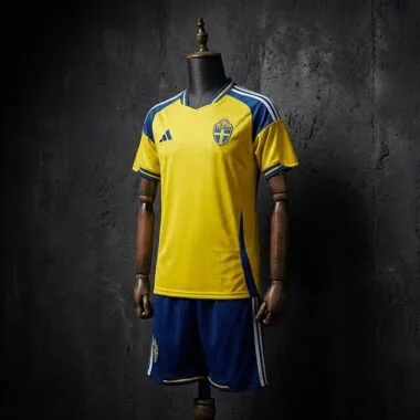 Sweden 2026 World Cup Home Kid kit (Size 16-28)