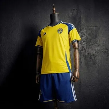 Sweden 2026 World Cup Home Kid kit (Size 16-28)