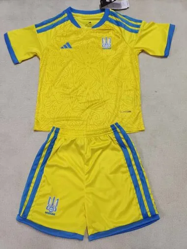 Ukraine 2026 World Cup Home Kid kit (Size 16-28)