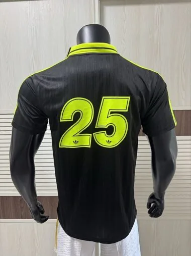 2025/26 AD x Oasis Tour Jacquard Black and Green font 25 Player Version Jersey (S-2XL)