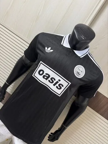 2025/26 AD x Oasis Tour Jacquard Black font 25 Player Version Jersey (S-2XL)