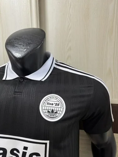 2025/26 AD x Oasis Tour Jacquard Black font 25 Player Version Jersey (S-2XL)