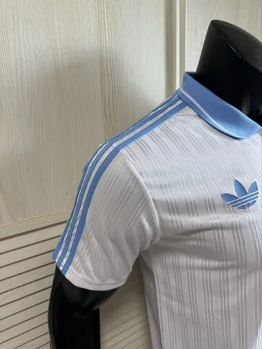 2025/26 AD x Oasis Tour Jacquard Blue and White font 25 Player Version Jersey (S-2XL)