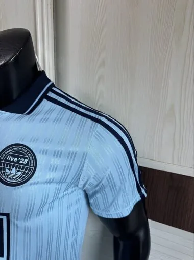 2025/26 AD x Oasis Tour Jacquard Blue font 25 Player Version Jersey (S-2XL)