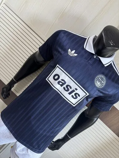 2025/26 AD x Oasis Tour Jacquard Dark Blue font 25 Player Version Jersey (S-2XL)