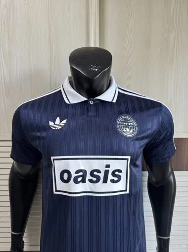2025/26 AD x Oasis Tour Jacquard Dark Blue font 25 Player Version Jersey (S-2XL)