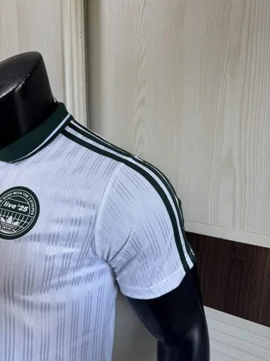 2025/26 AD x Oasis Tour Jacquard Green and White font 25 Player Version Jersey (S-2XL)