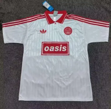 2025/26 AD x Oasis Tour Jacquard White with red font 25 Jersey