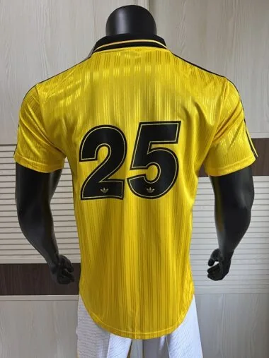 2025/26 AD x Oasis Tour Jacquard Yellow font 25 Player Version Jersey (S-2XL)