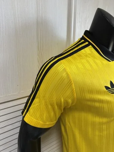 2025/26 AD x Oasis Tour Jacquard Yellow font 25 Player Version Jersey (S-2XL)