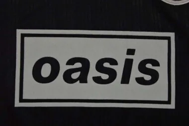 2025/26 Adidas x Oasis Tour Jacquard 25 Black with White Long sleeves Jersey (S-4XL)