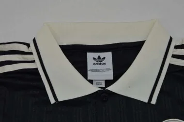 2025/26 Adidas x Oasis Tour Jacquard 25 Black with White Long sleeves Jersey (S-4XL)