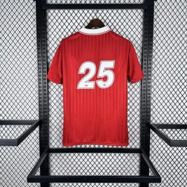 25-26 Adidas x Oasis Tour Jacquard red with font 25 Jersey (S-4XL)