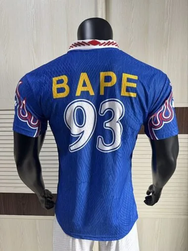 ADIDAS X BAPE Blue Player Version Jersey (S-2XL)