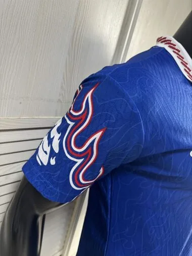 ADIDAS X BAPE Blue Player Version Jersey (S-2XL)