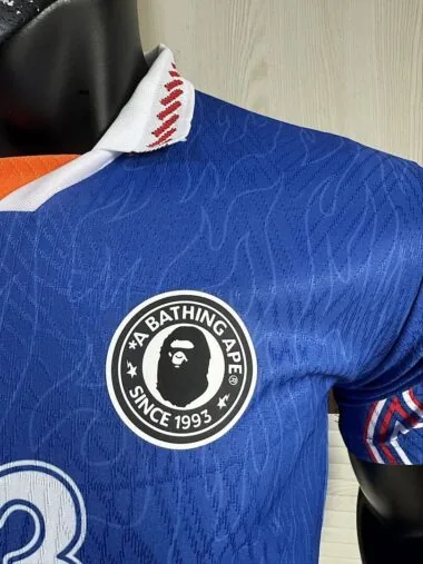 ADIDAS X BAPE Blue Player Version Jersey (S-2XL)