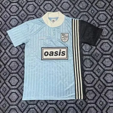 Retro 96 AD Originals x Oasis Tour Jacquard light blue Jersey size S-4XL