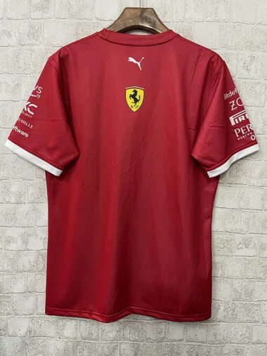 2025 Ferrari red round neck F1