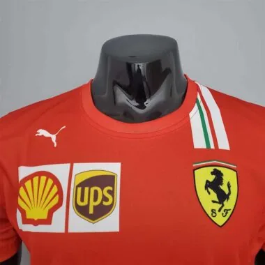 F1 Formula One; Ferrari racing suit red
