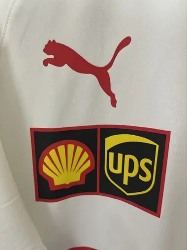 Ferrari 2025 white F1 polo (S-3XL)